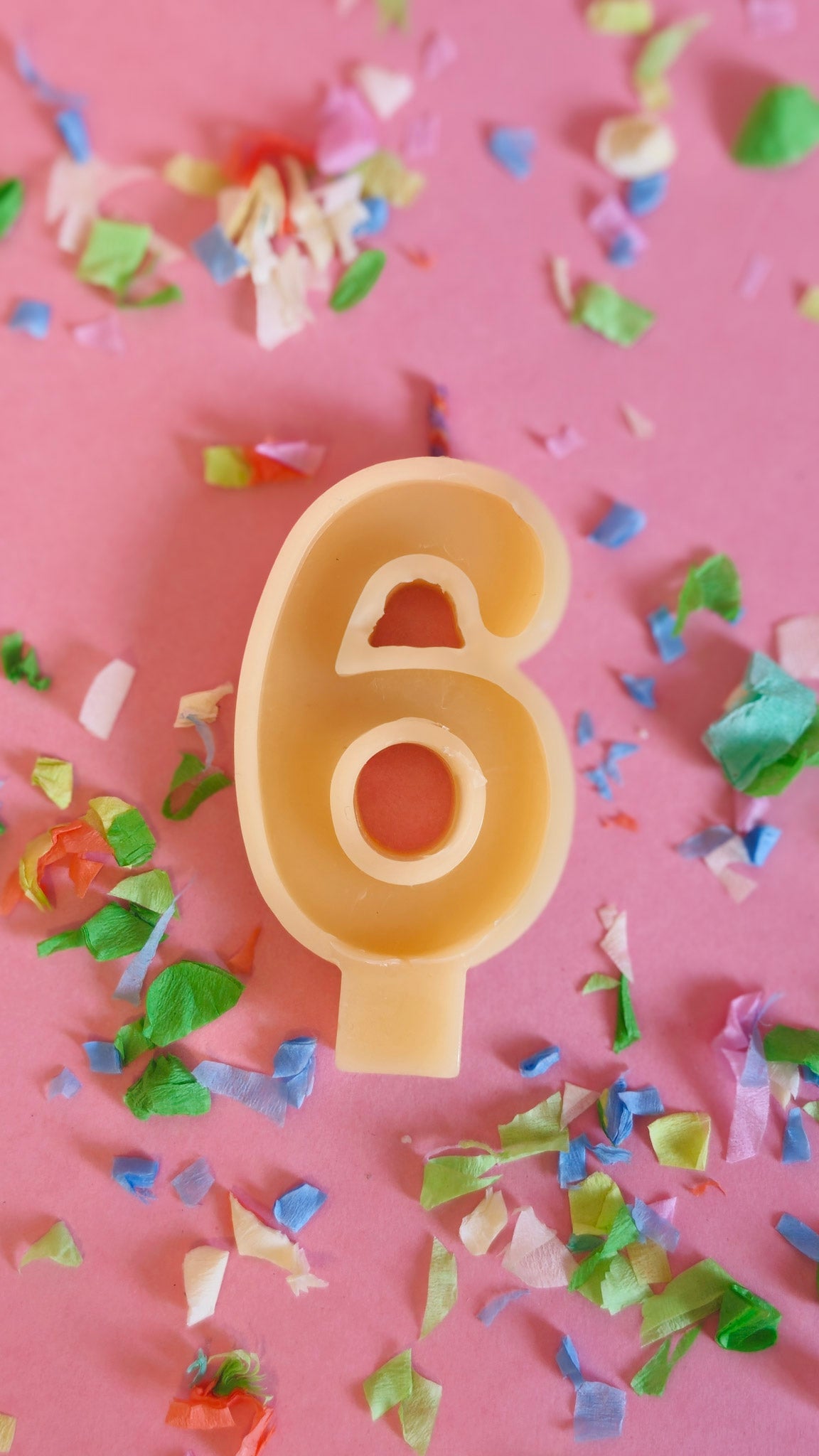 Beeswax Birthday Number Candle - unscented πβ¨
