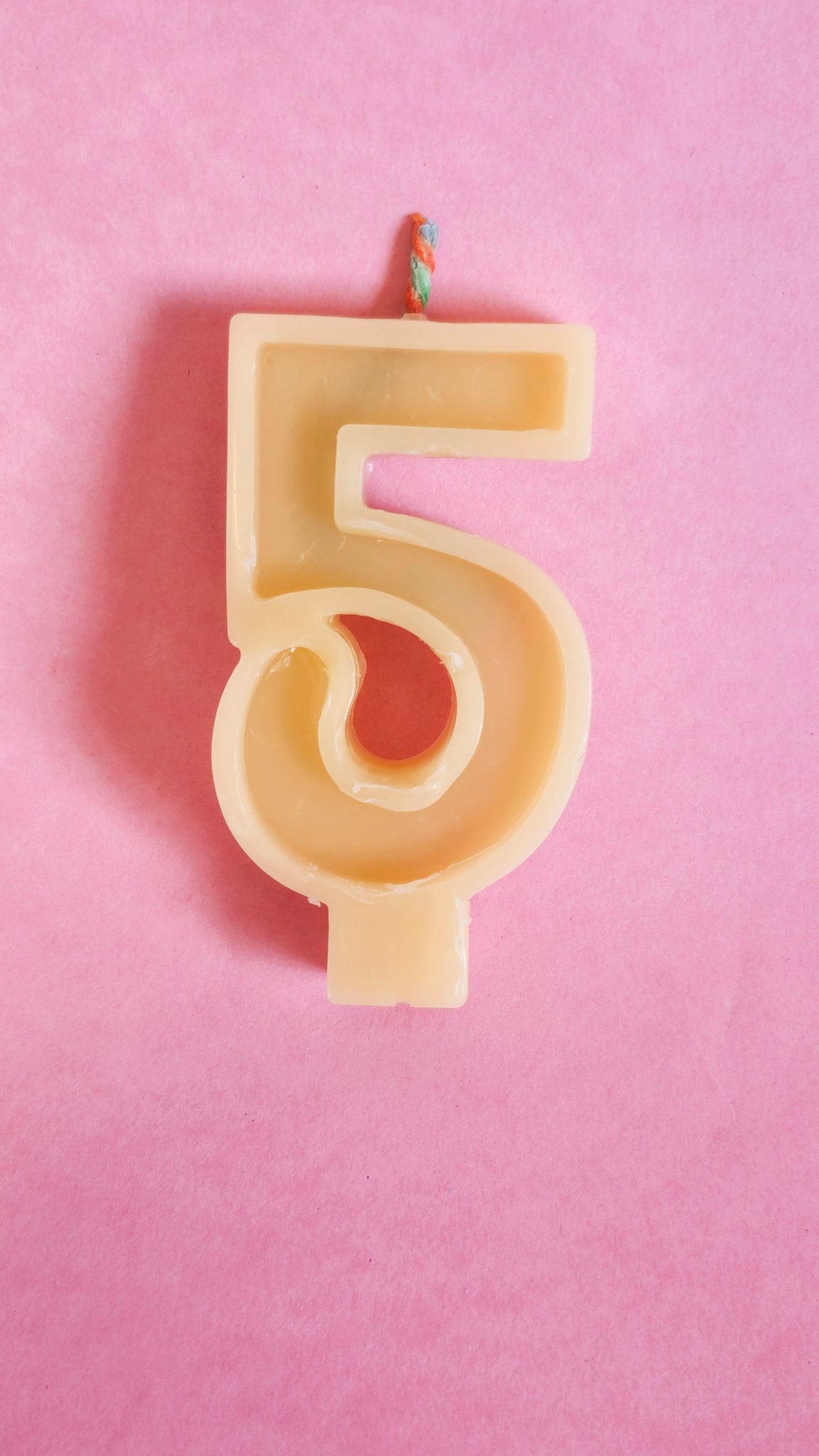 Beeswax Birthday Number Candle - unscented πβ¨
