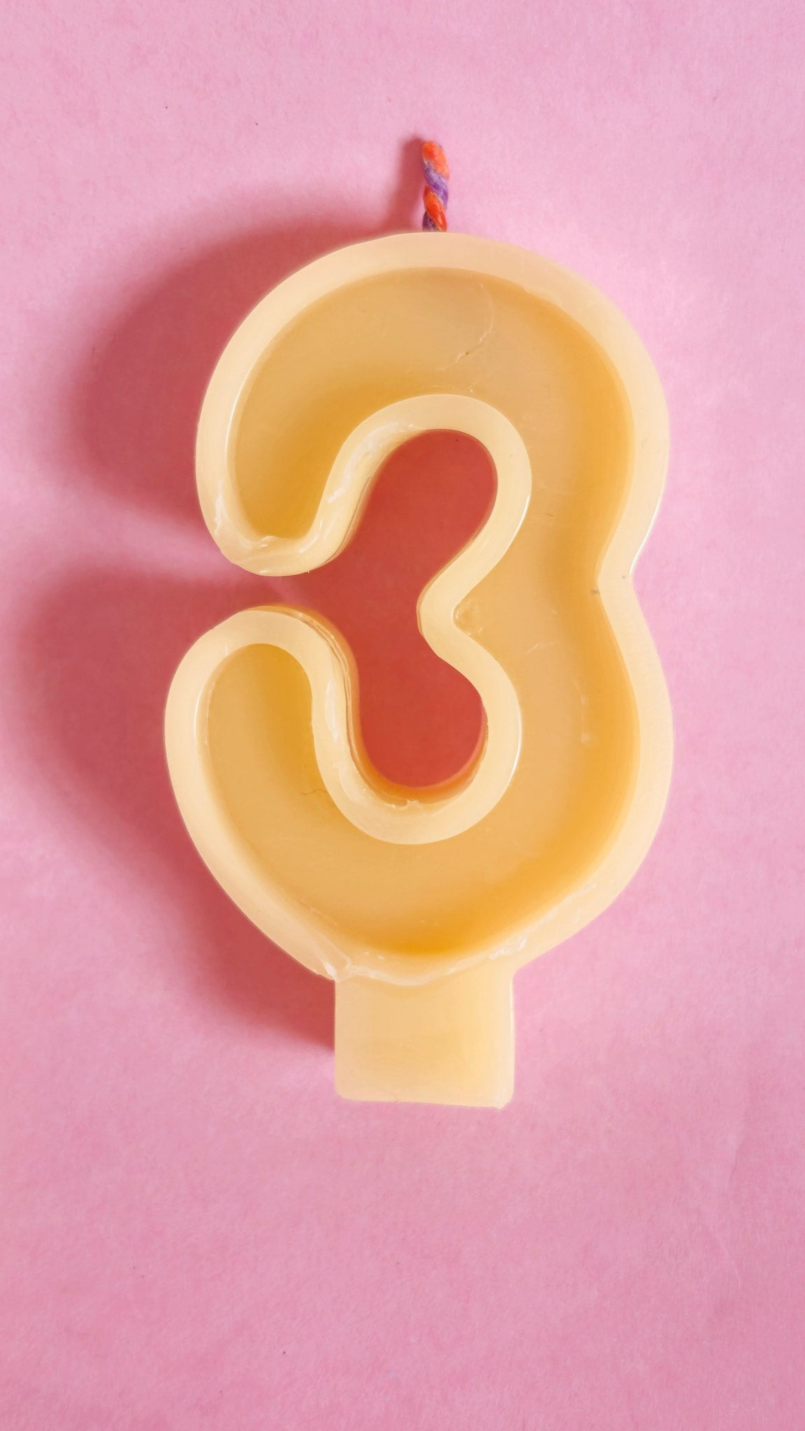Beeswax Birthday Number Candle - unscented πβ¨