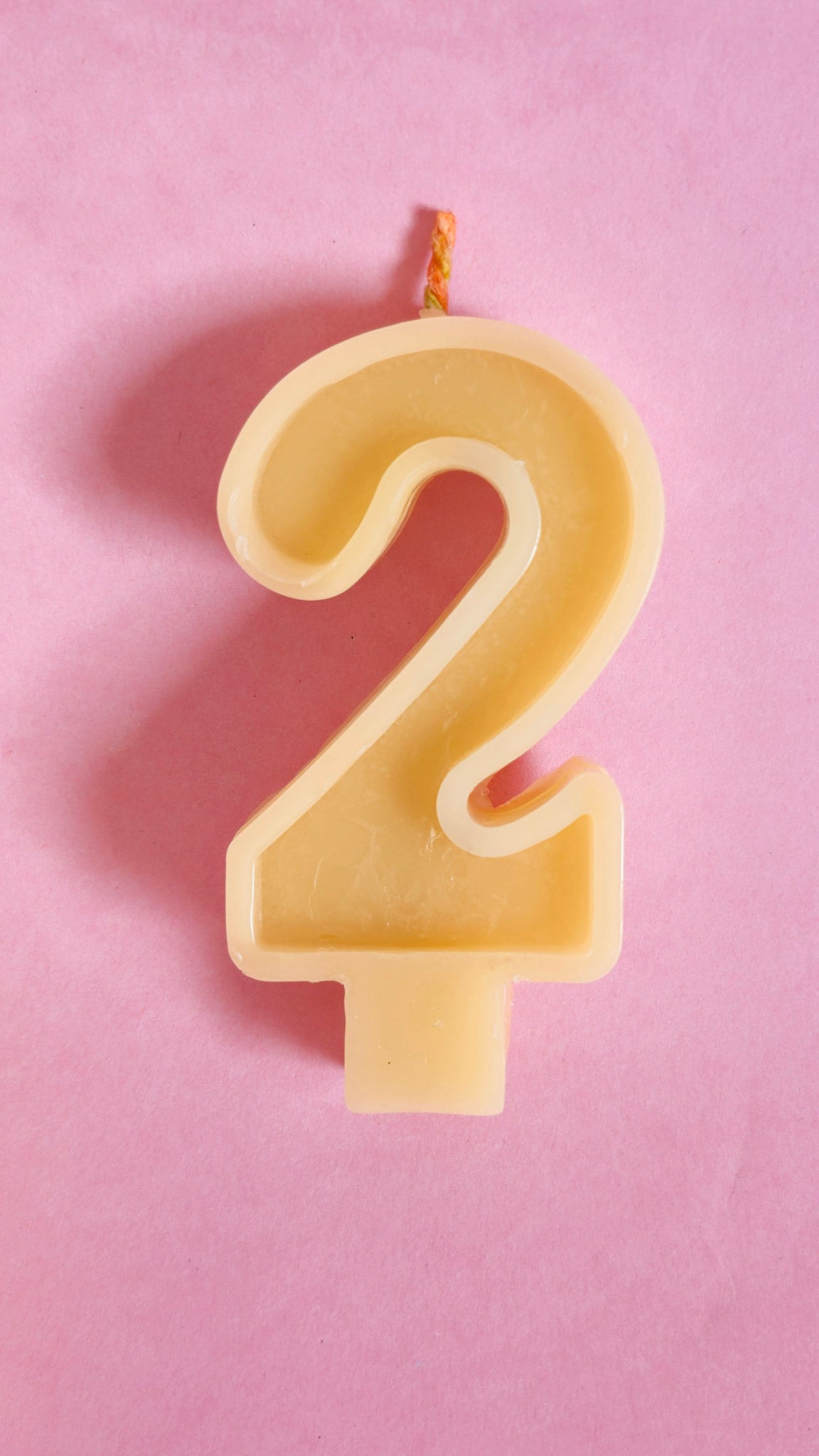 Beeswax Birthday Number Candle - unscented πβ¨