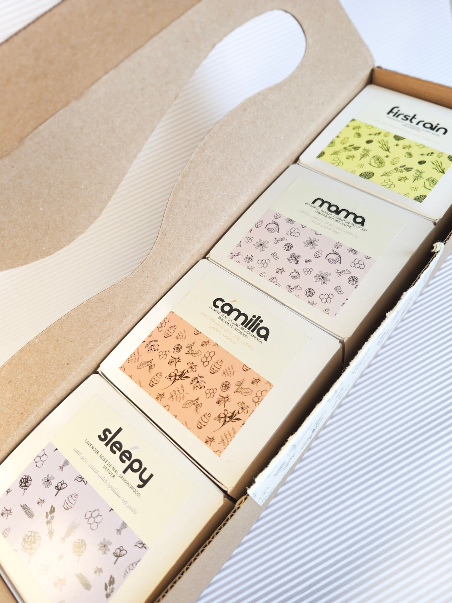 small signature gift set box open