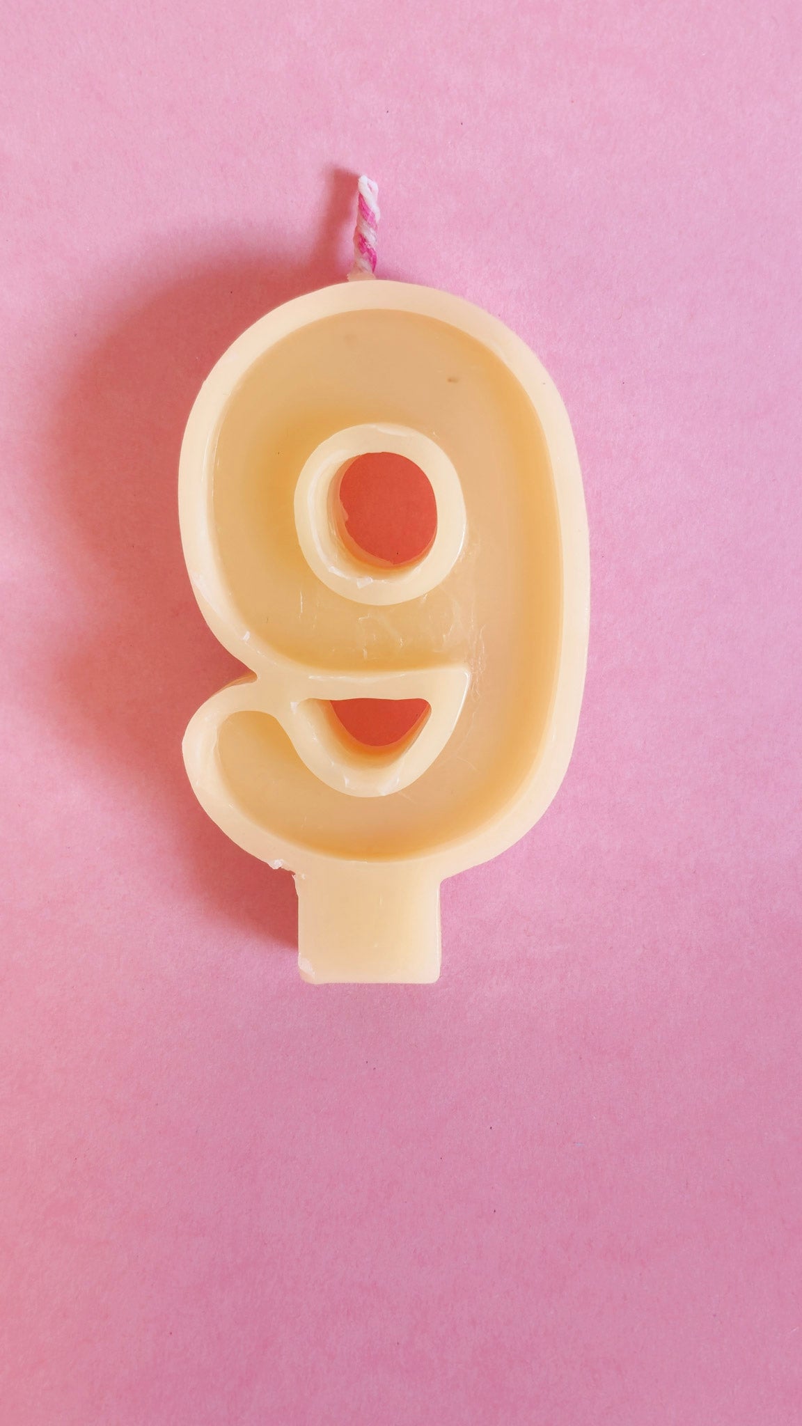 Beeswax Birthday Number Candle - unscented πβ¨