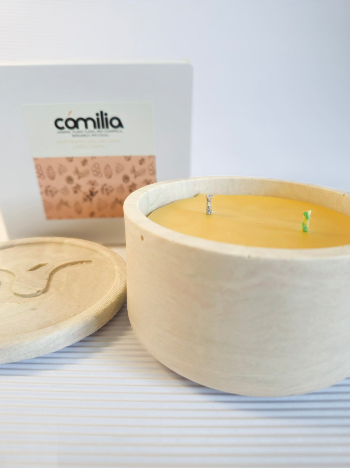 big camilia candle