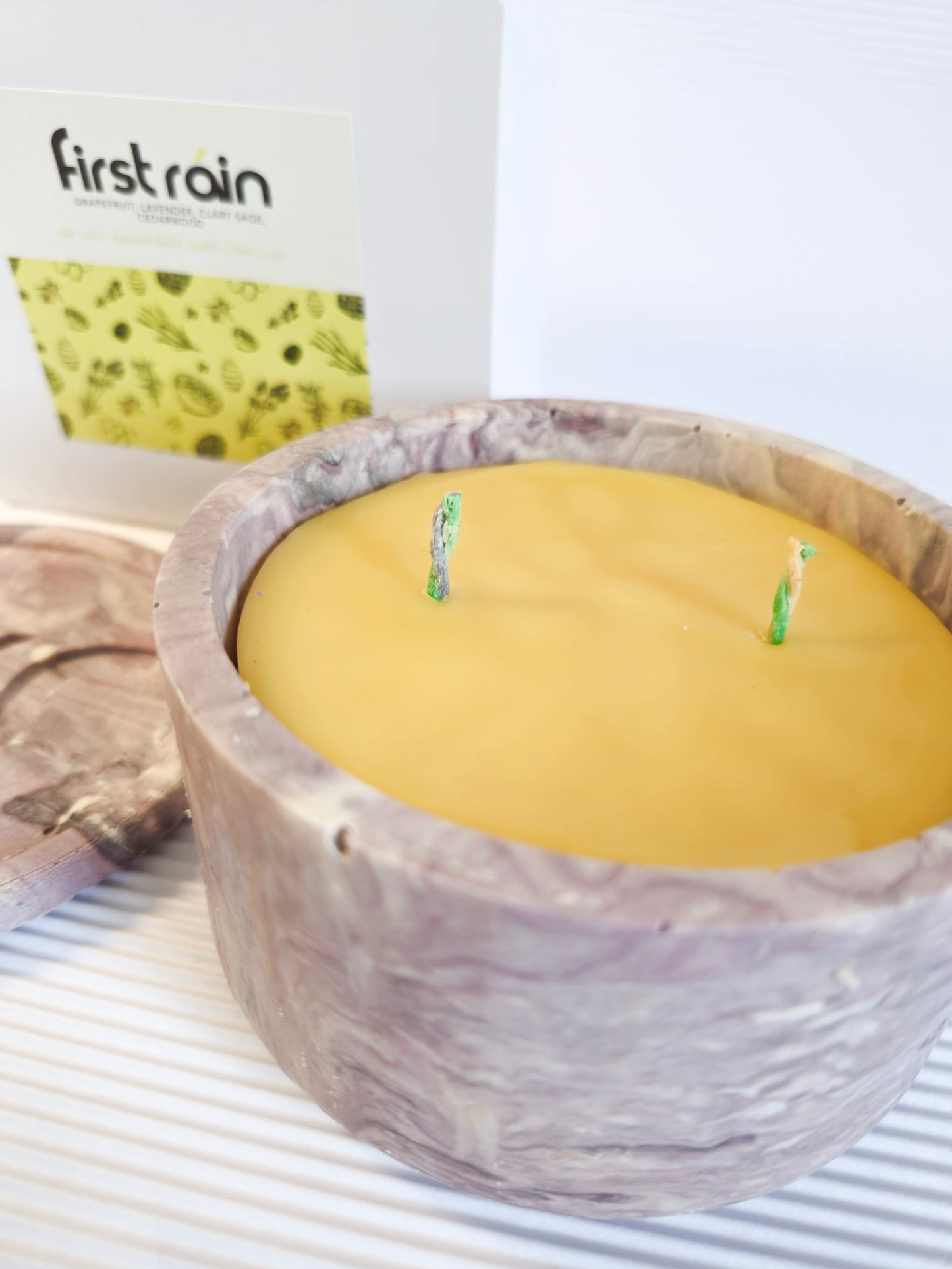 big first rain candle