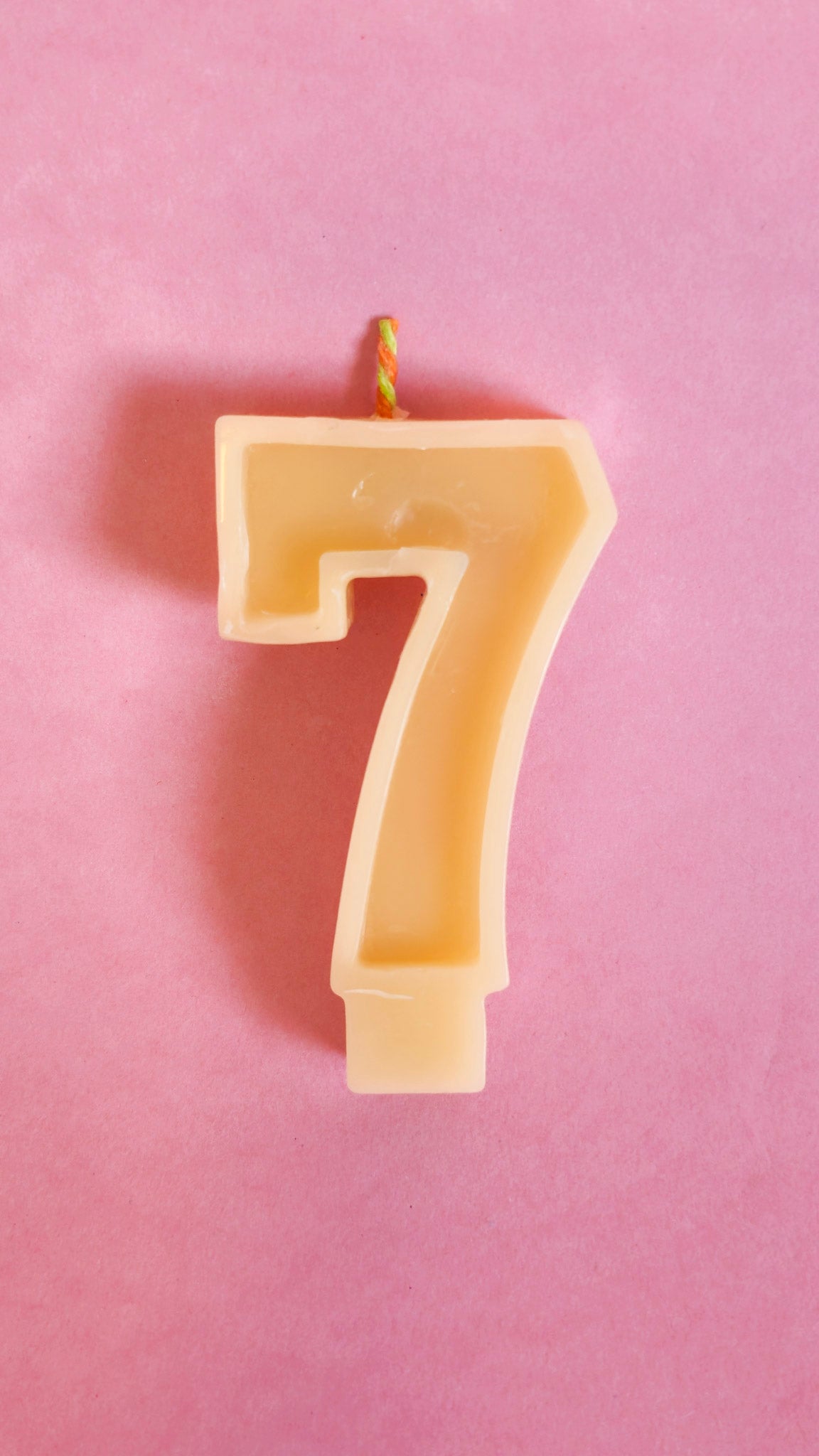 Beeswax Birthday Number Candle - unscented πβ¨