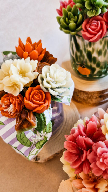 Bloom & Sip - Floral Candle Bouquet in a Mug