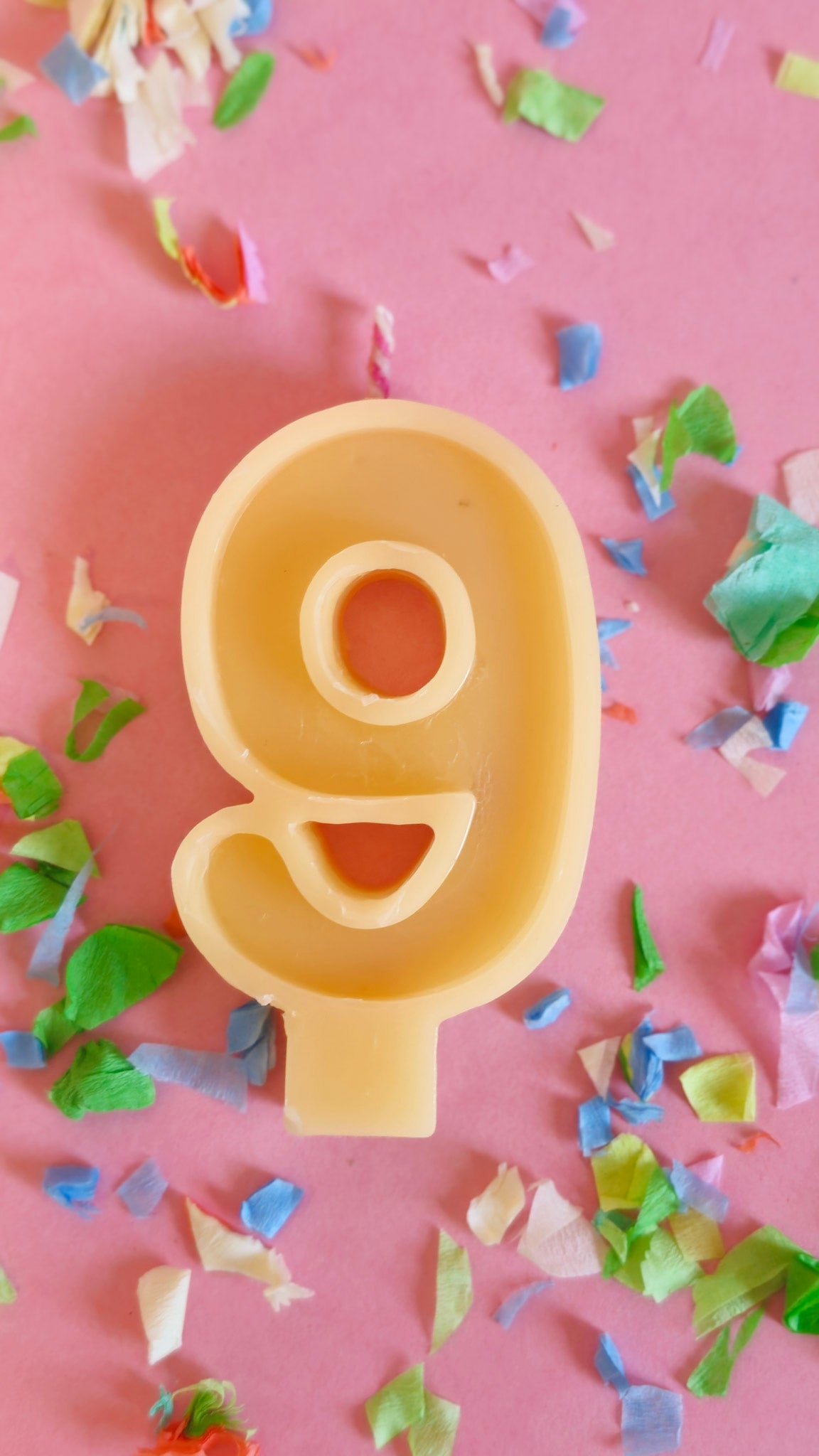 Beeswax Birthday Number Candle - unscented 🎂✨