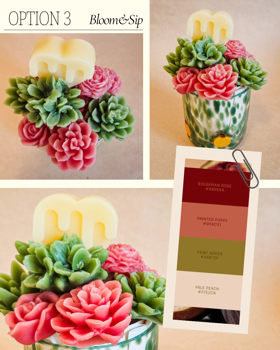 Bloom & Sip - Floral Candle Bouquet in a Mug